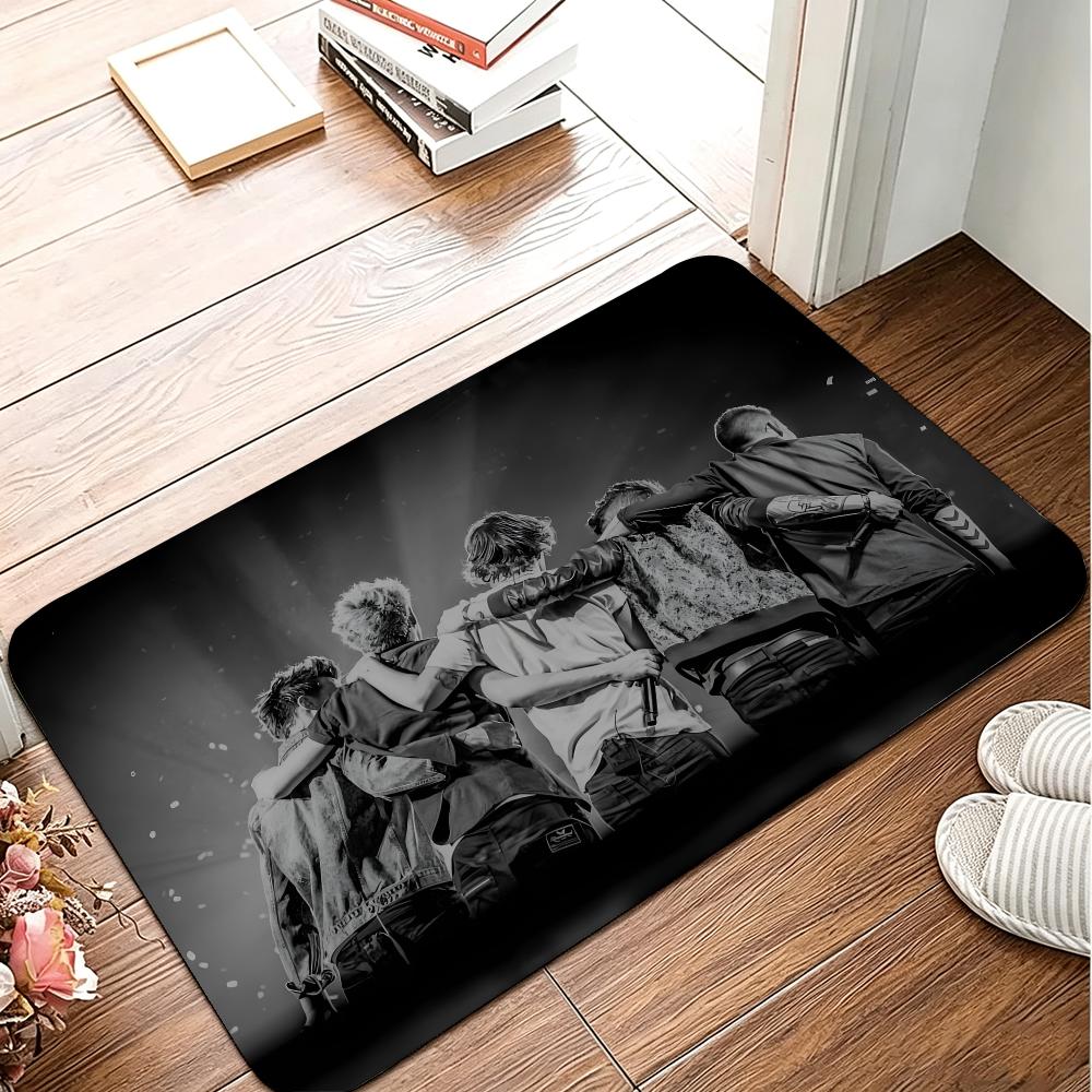 Home Textiles Direct - พรมปูพื้นลายเพลง O-One Band D-Directions ทำจากผ้าสักหลาด นุ่ม