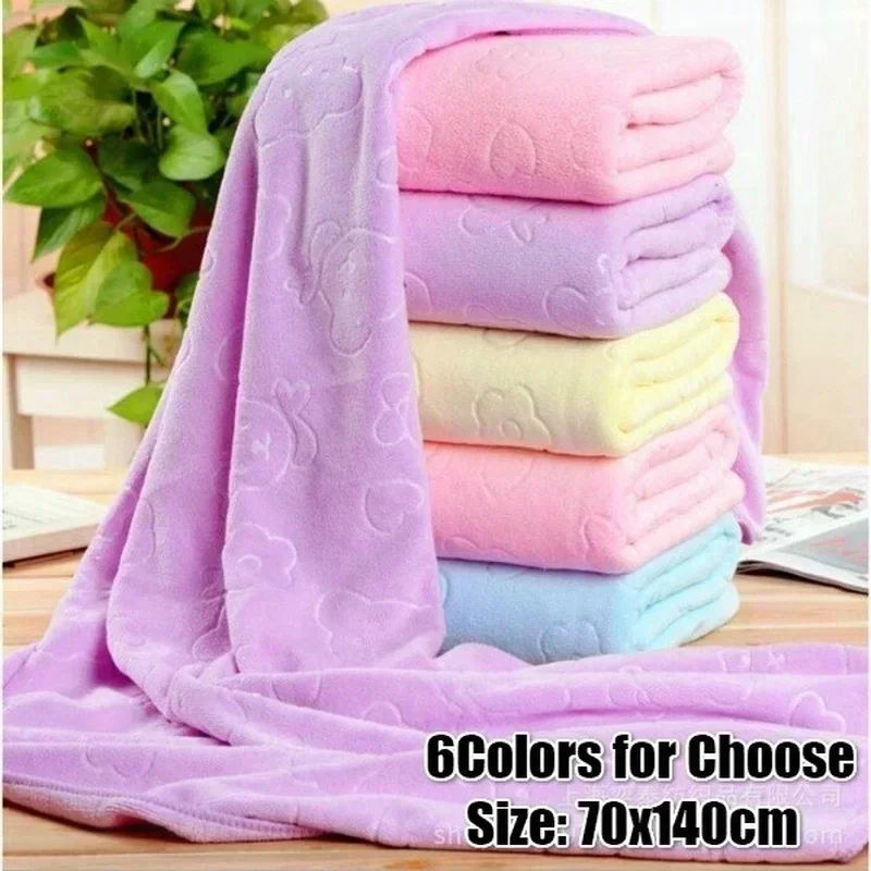 ใหม่สีไมโครไฟเบอร์นูนหมีผ้าเช็ - Home Textiles Face Towel บทวิจารณ์และราคา