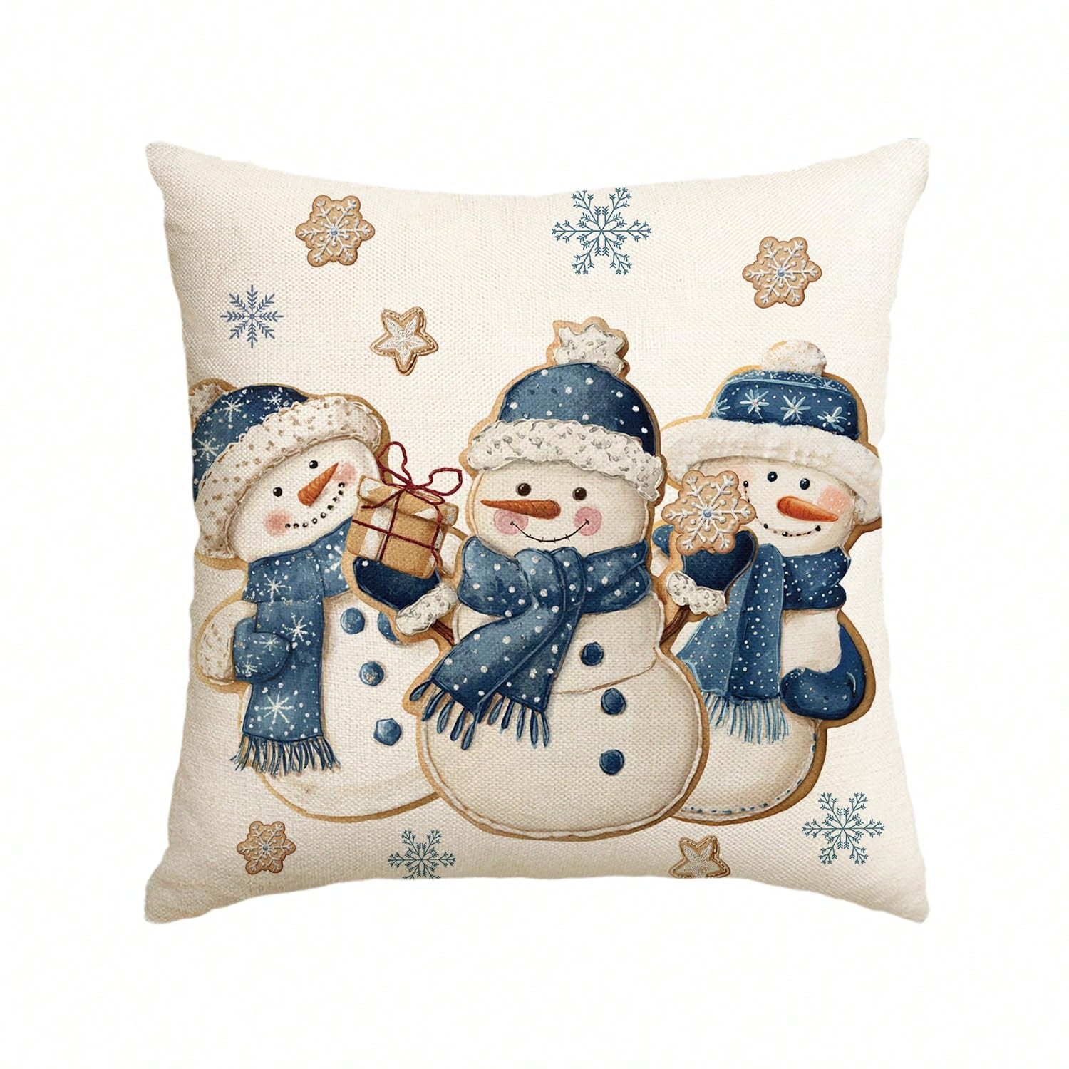 ปลอกหมอนอิงลายตุ๊กตาหิมะและเกล - Pillow Insert 18X18 บทวิจารณ์และราคา