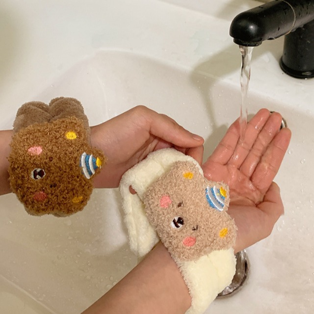 สายรัดข้อมือการ์ตูนหมีสำหรับล้ - Home Textiles Face Towel บทวิจารณ์และราคา