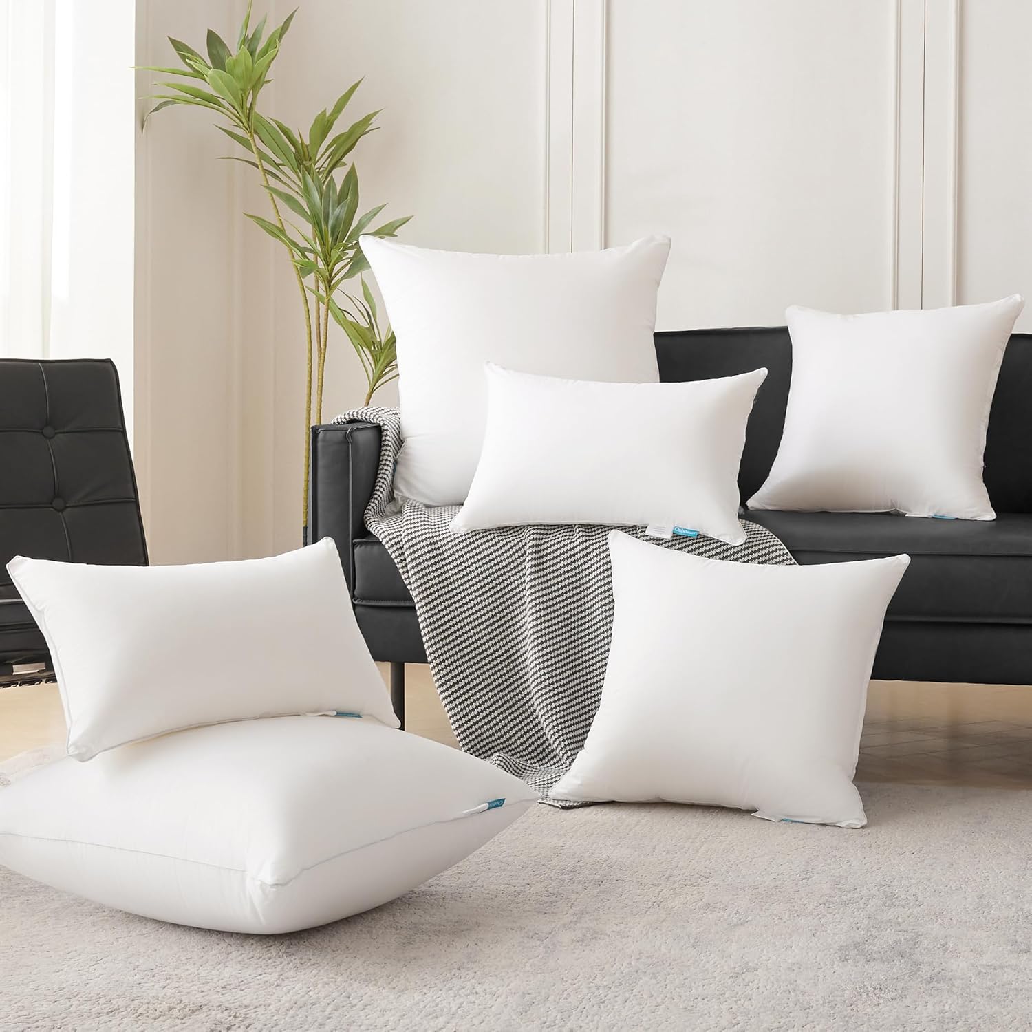 แกนหมอนอิงสี่เหลี่ยมสีขาวมาตรฐ - Pillow Insert 18X18 บทวิจารณ์และราคา