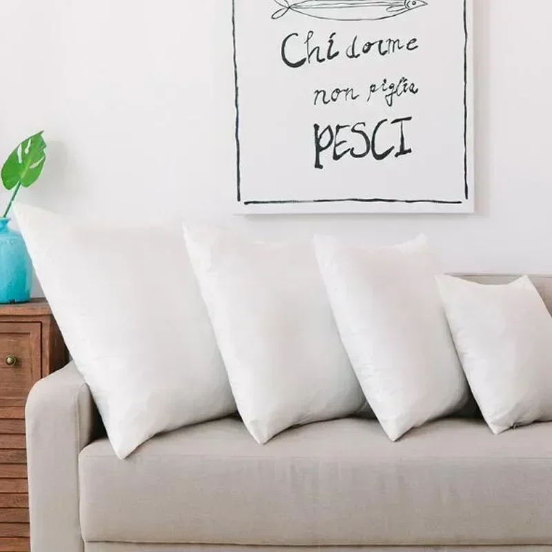 หมอนอิงใยฝ้ายแท้ 100% สีขาวมาต - Pillow Insert 18X18 บทวิจารณ์และราคา