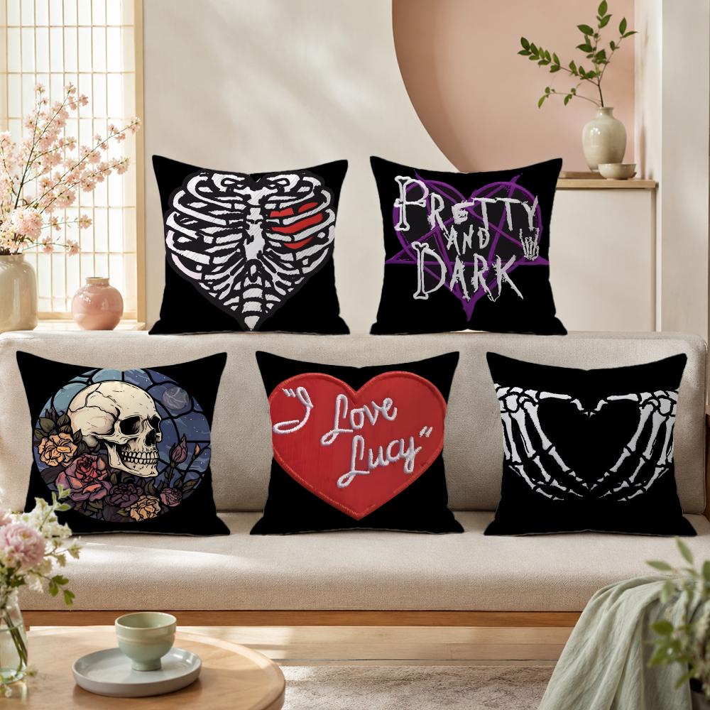 ปลอกหมอนลายหัวกะโหลกอนิเมะ ผ้า - Home Textiles Premium บทวิจารณ์และราคา