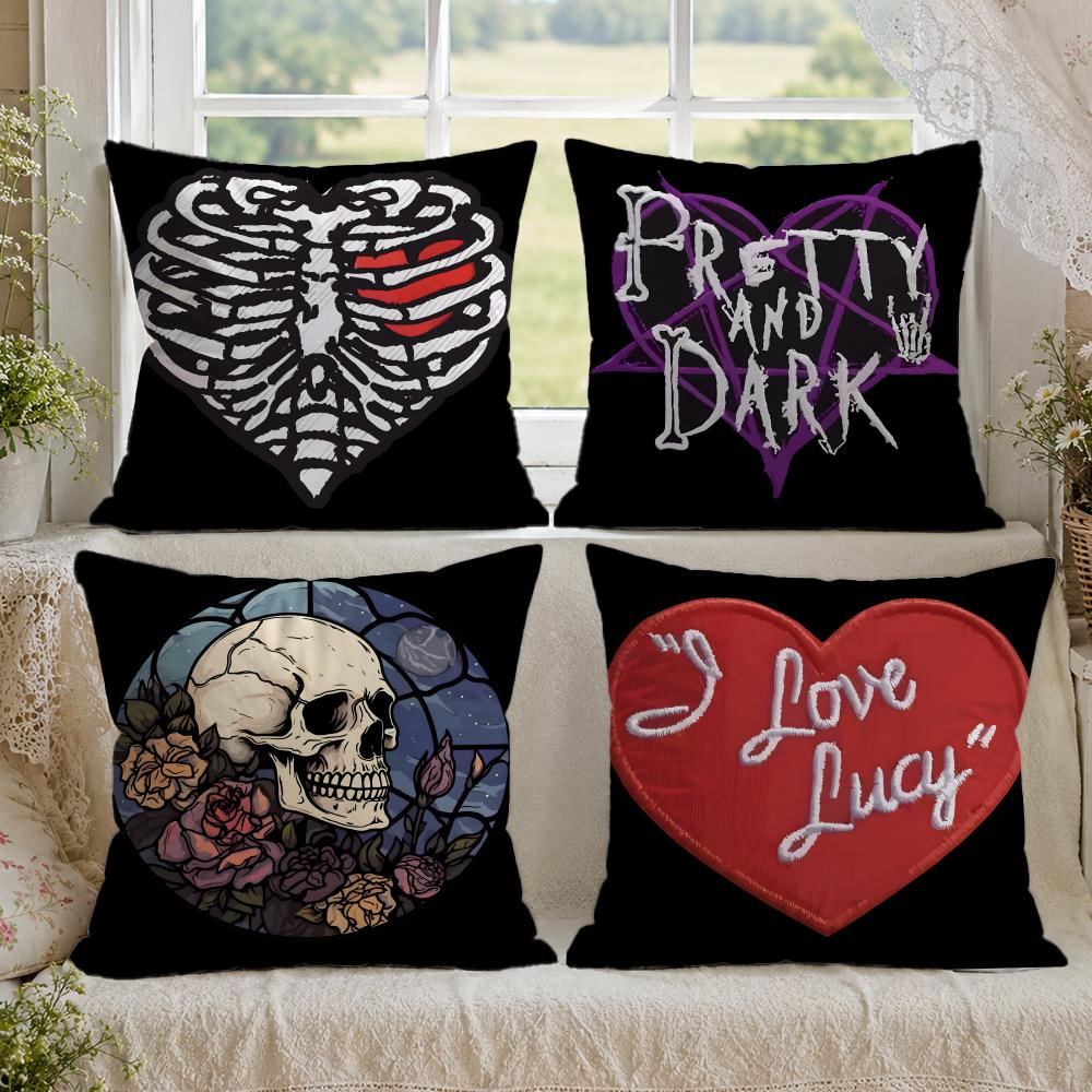 ปลอกหมอนลายหัวกะโหลกอนิเมะ ผ้า - Home Textiles Premium บทวิจารณ์และราคา
