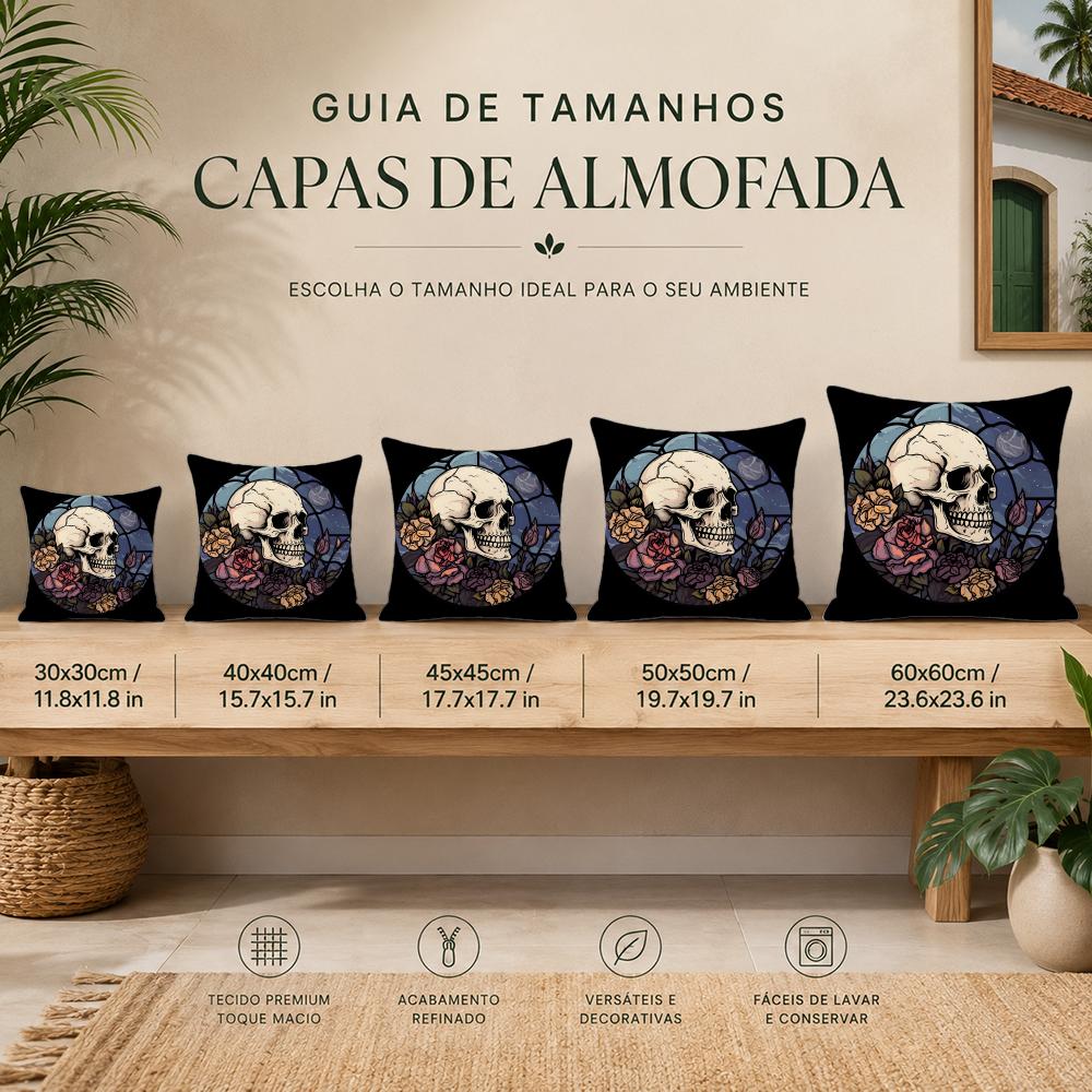ปลอกหมอนลายหัวกะโหลกอนิเมะ ผ้า - Home Textiles Premium บทวิจารณ์และราคา